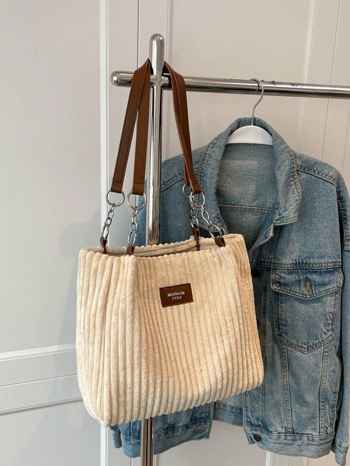 Retro Chic Carryall - Vintage Style Large Bag