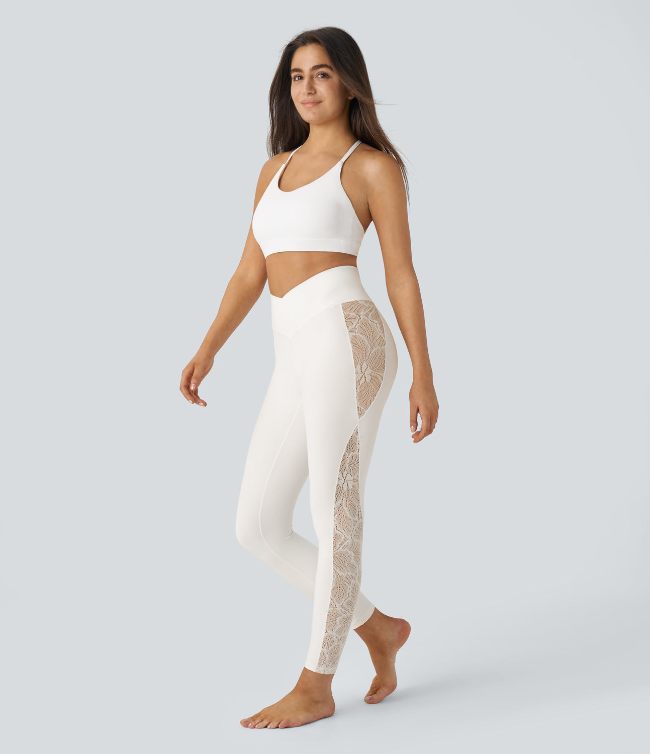 Chic Lace Leggings - Stylish Workout Activewear