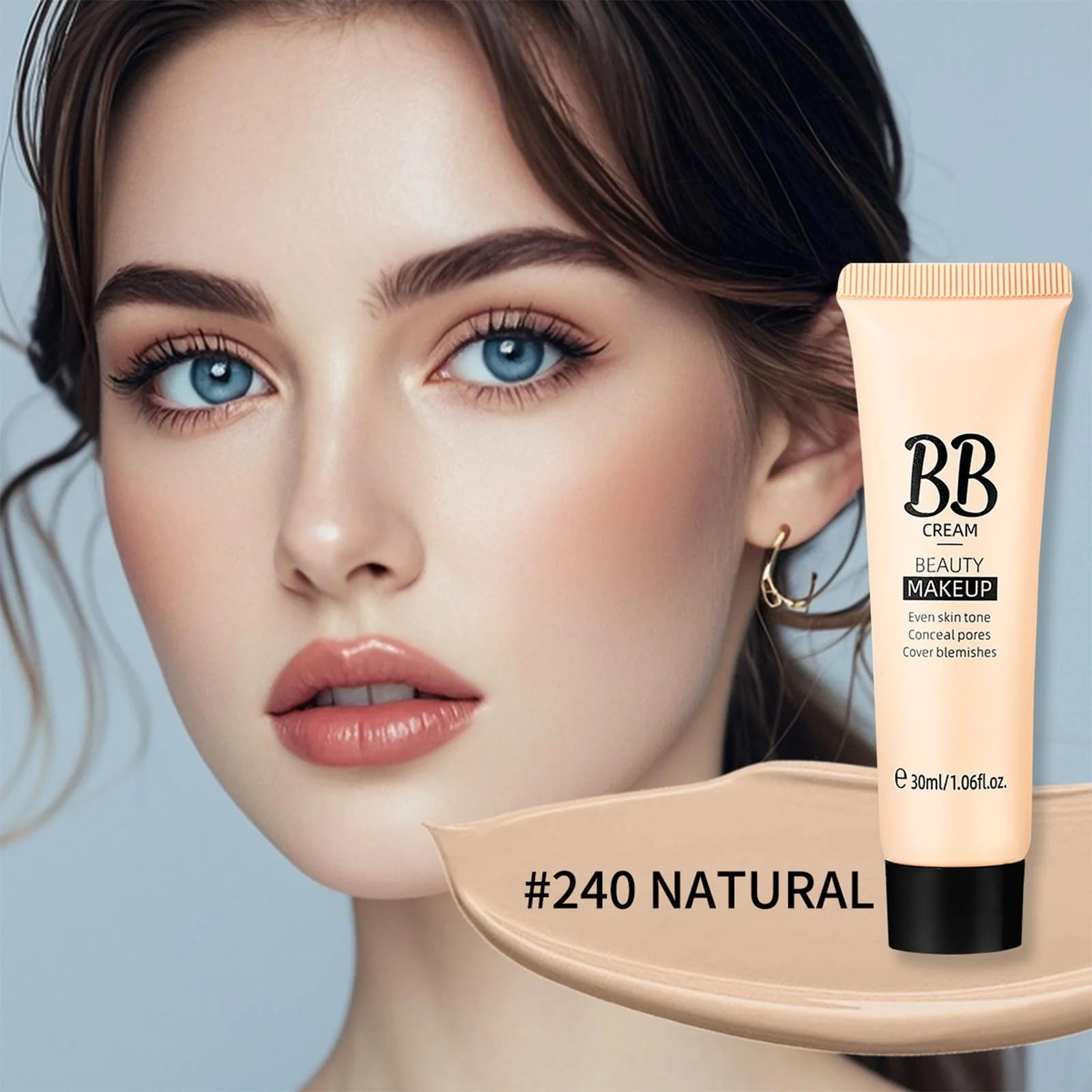 Waterproof Full-Coverage BB Cream – Radiant, Long-Lasting