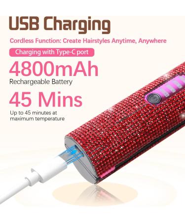 Wireless Automatic Hair Curler – Crystal Diamond Design