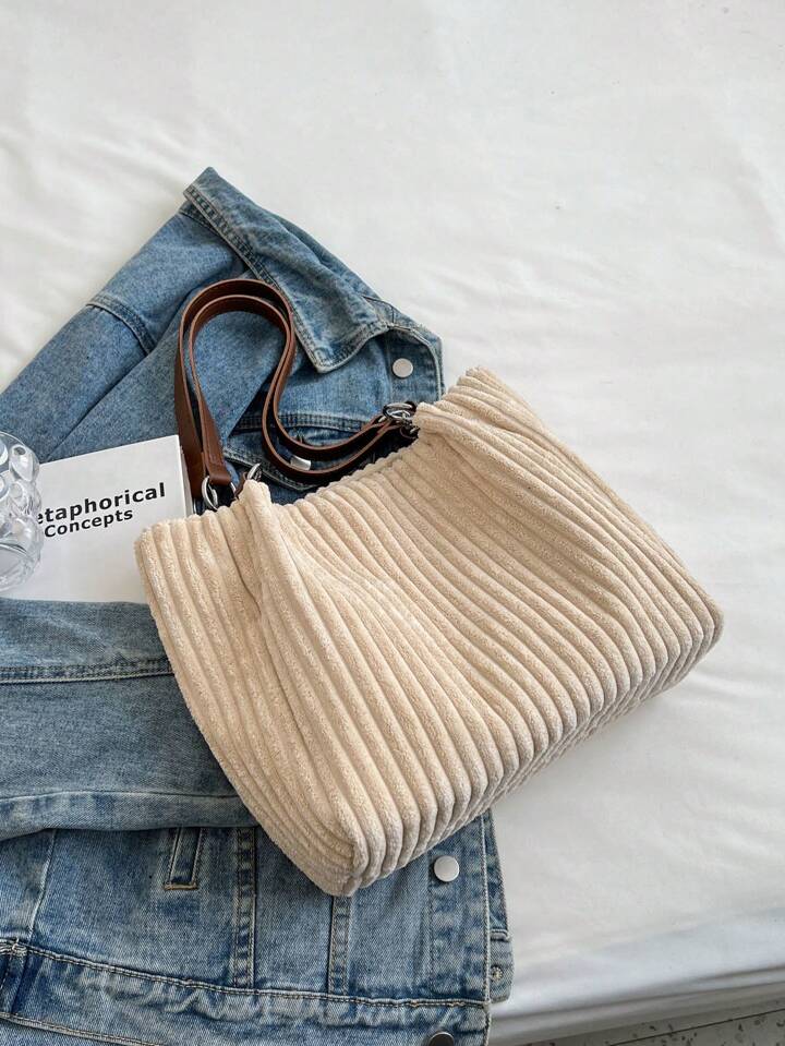 Retro Chic Carryall - Vintage Style Large Bag