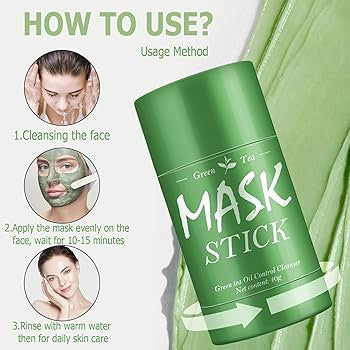 Green Tea Mud Mask – Oil Control & Acne Defense
