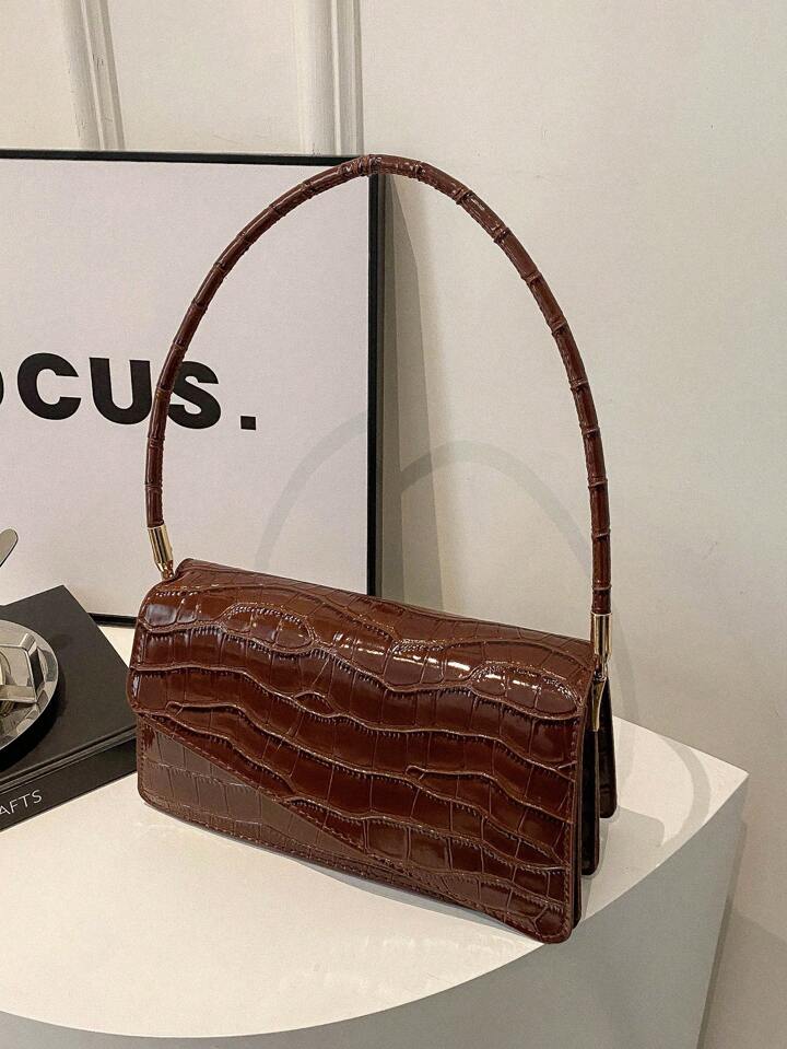 Luxury Croc Handbag - Premium Crocodile Pattern