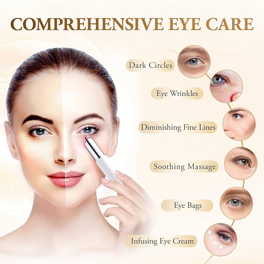 Dark Circle & Wrinkle Facial Massager Device