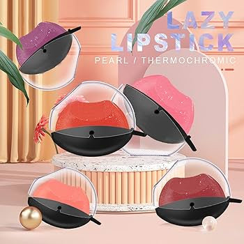 Color-Changing Glitter Lipstick – Pearly Fine Finish