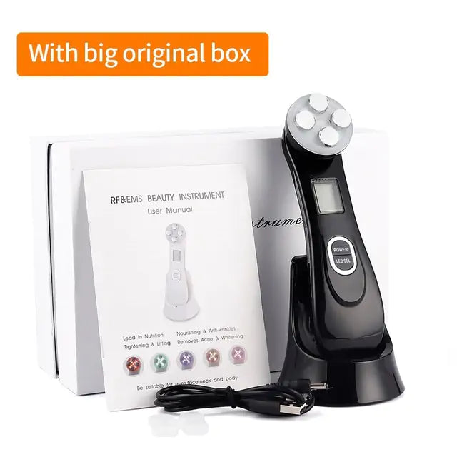 LED Light Therapy Facial Massager - Anti-Aging