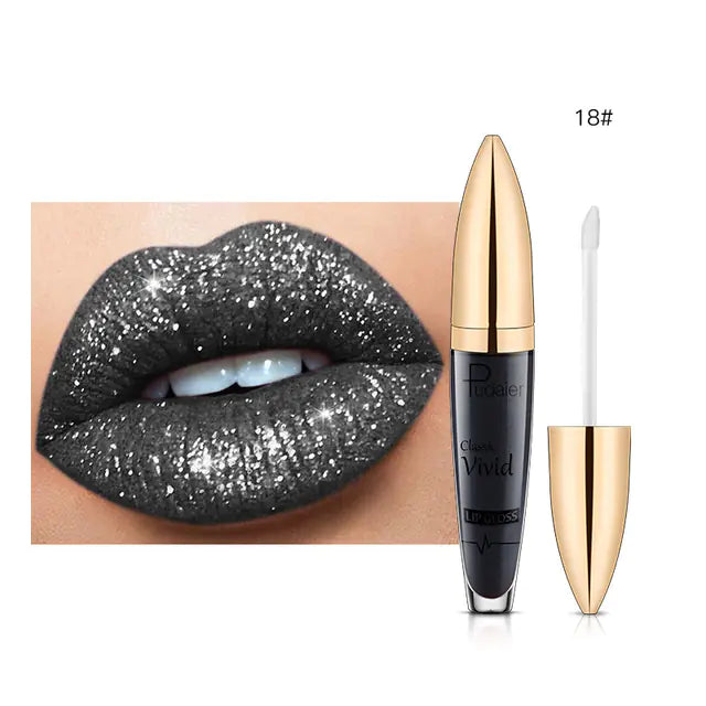 Matte Shimmer Glitter Liquid Lipstick - Sparkle Lips