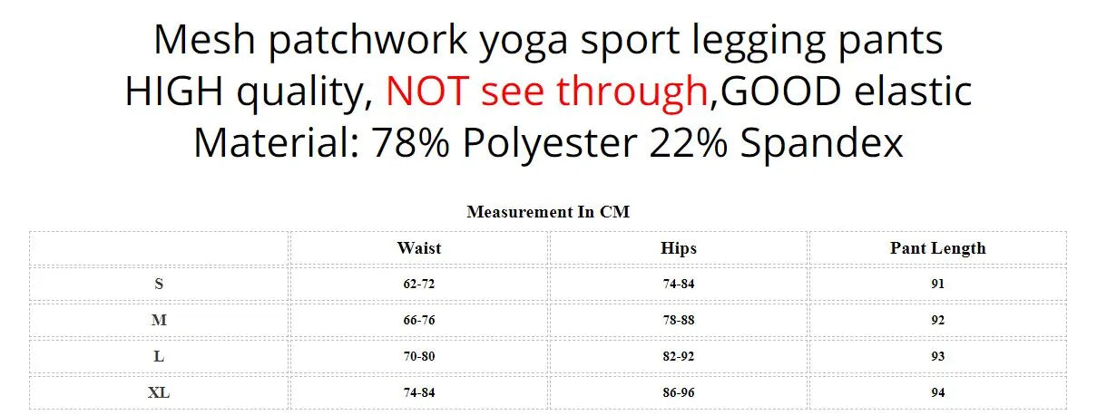 High-Waisted Fitness Leggings for Women