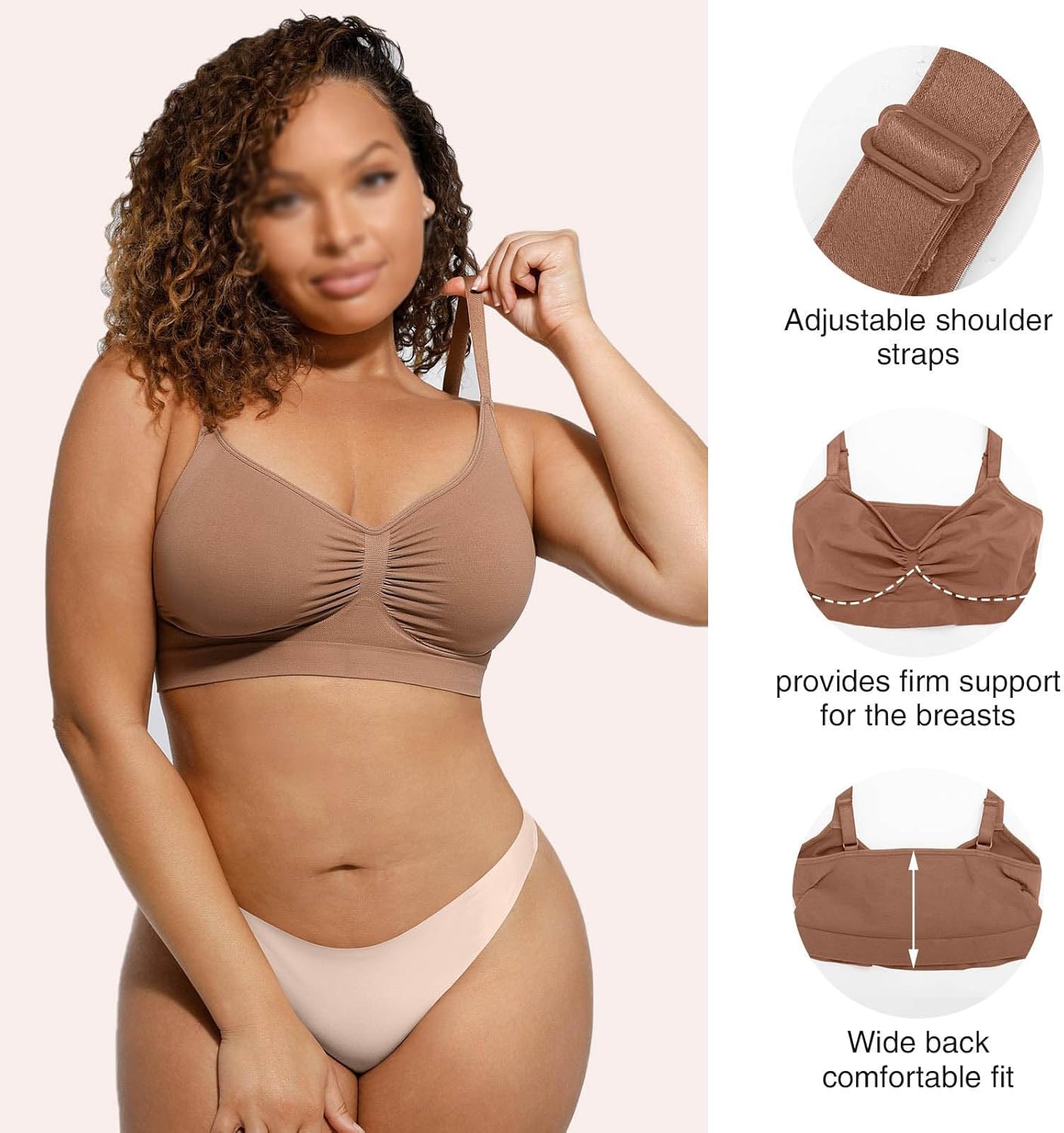 Seamless Plus Comfort Push-Up Bra - Support & Lift