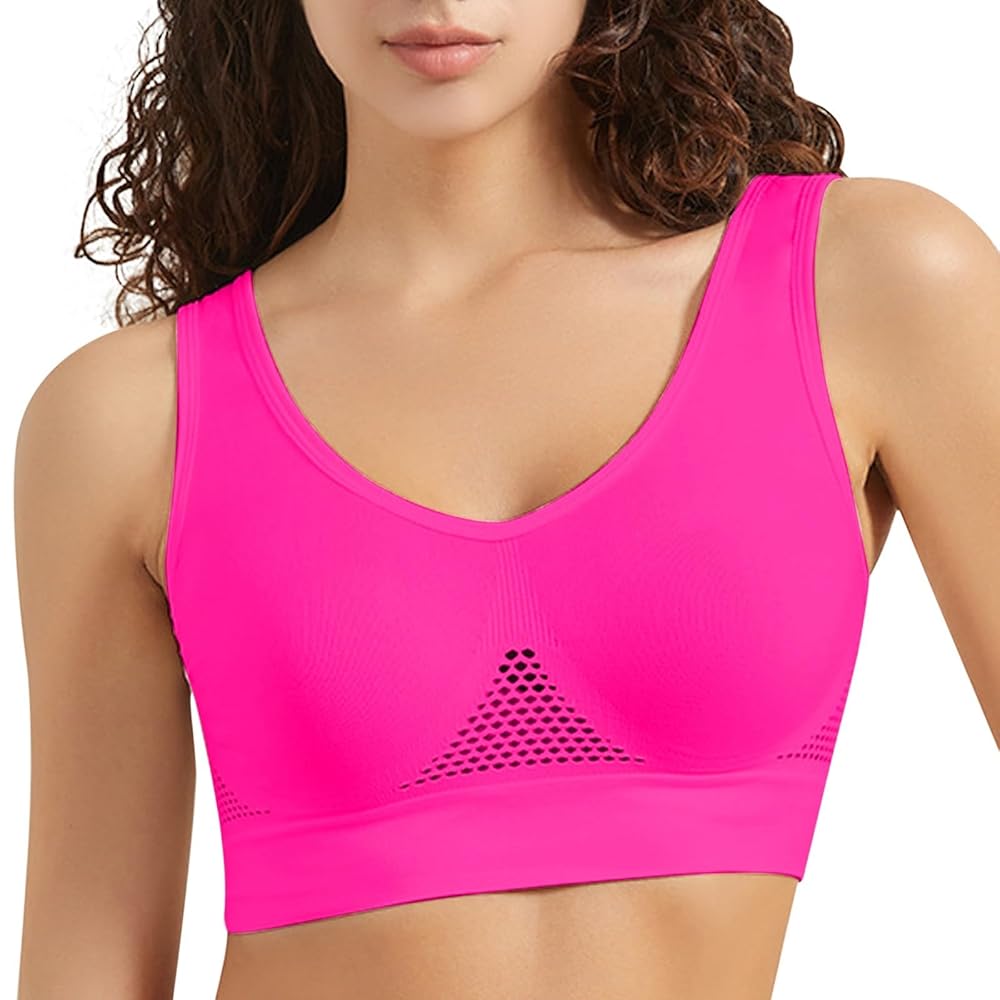 Seamless Wireless Sports Bra – Breathable Comfort