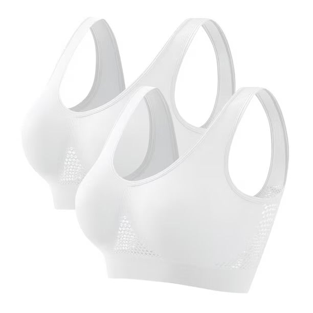Seamless Wireless Sports Bra – Breathable Comfort