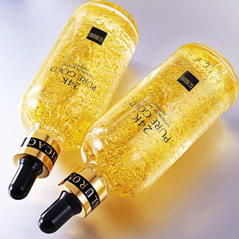 24K Gold Hyaluronic Serum Anti-Aging Face Hydration