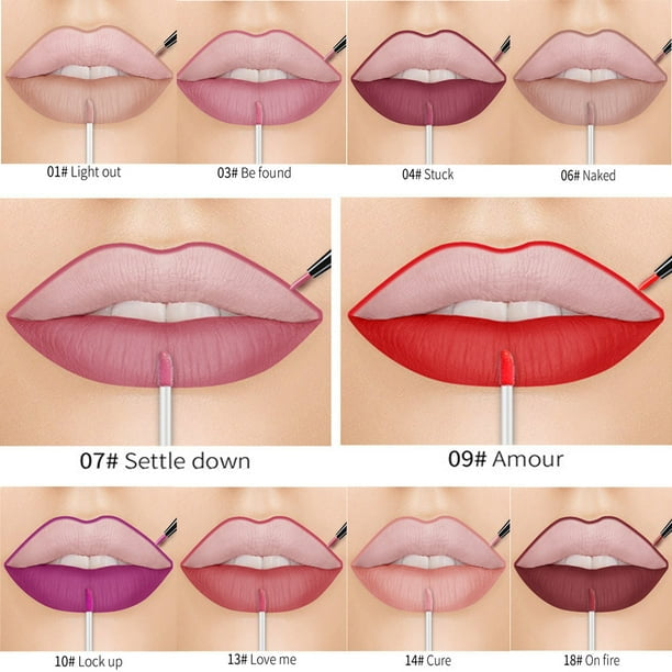 Matte Liquid Lipstick Pen – Dual Lip Gloss & Velvet Finish