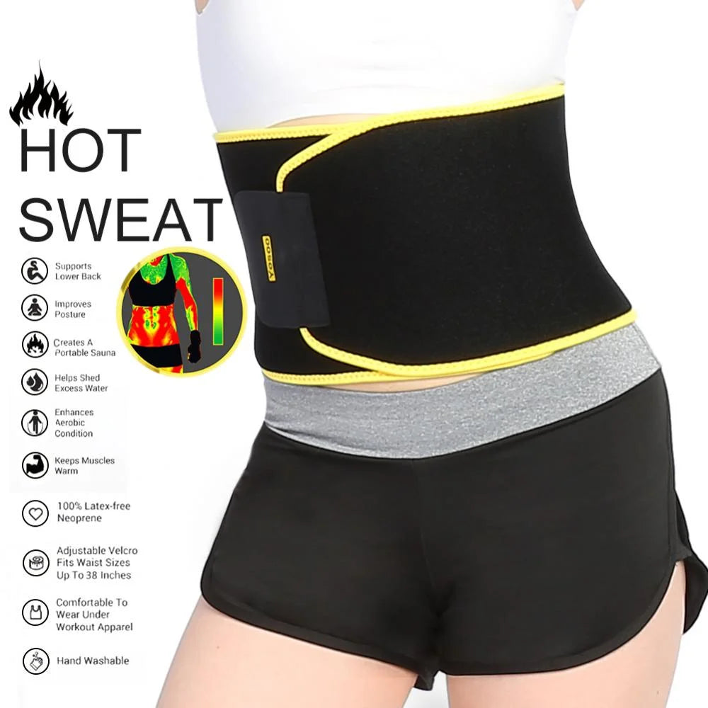 Sweat Belly Belt – Boost Sweat & Support Core During Workout