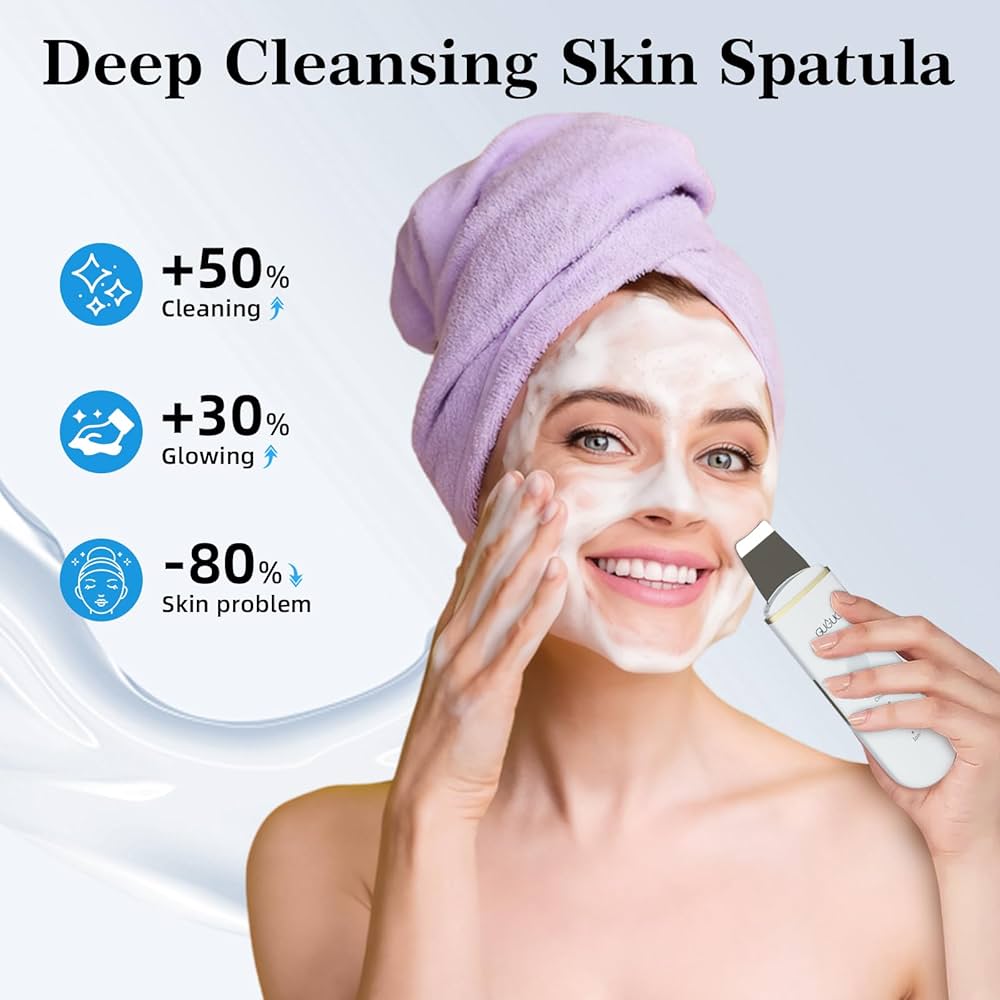 Ultrasonic Skin Scrubber - Deep Pore Cleansing