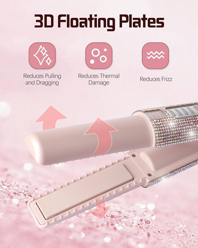 Wireless Automatic Hair Curler – Crystal Diamond Design