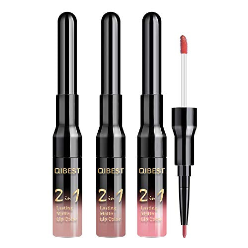 Matte Liquid Lipstick Pen – Dual Lip Gloss & Velvet Finish