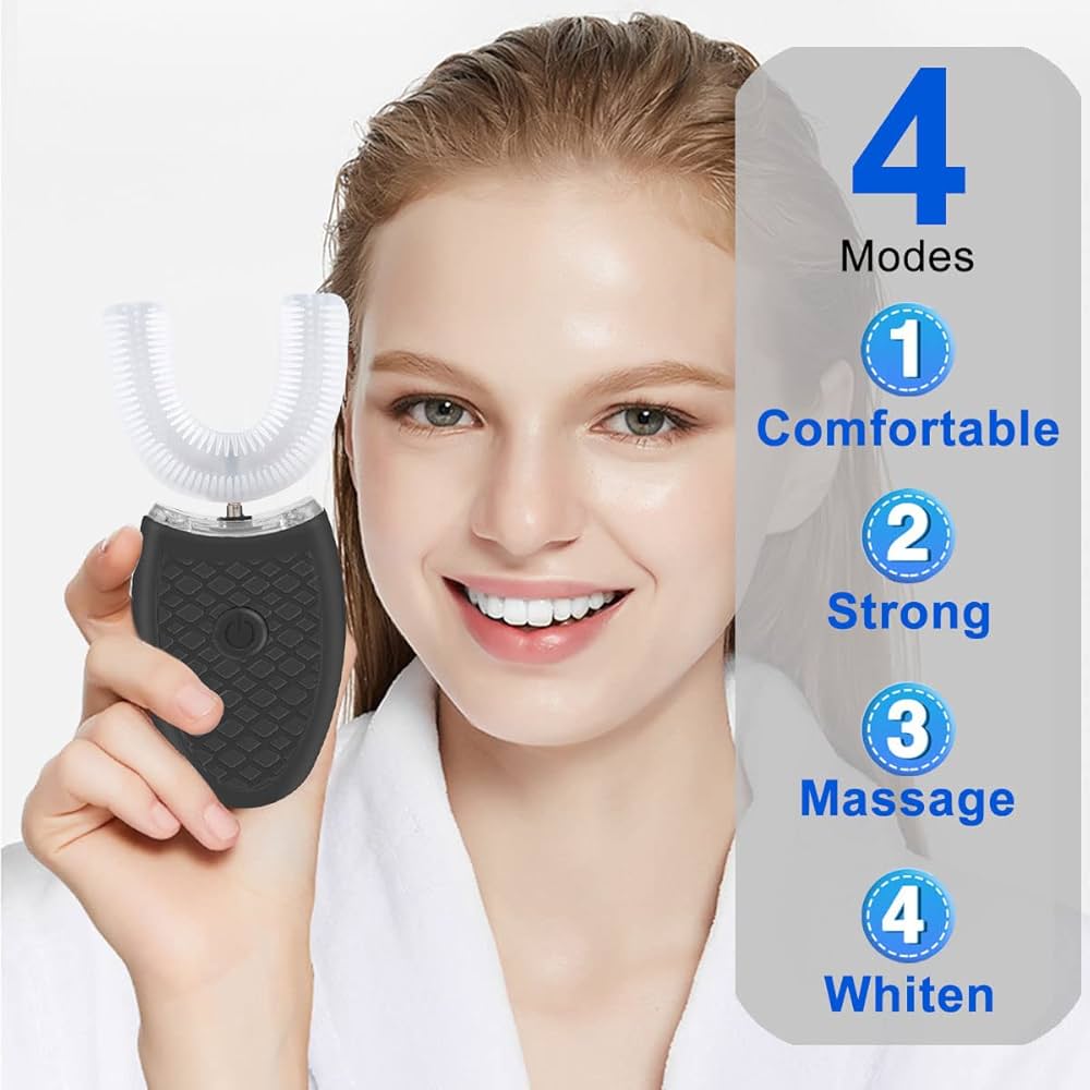 U-Shaped LED Teeth Whitener - Professional Whitening