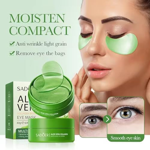 Aloe Collagen Eye Mask – Hydrate, Brighten & Smooth