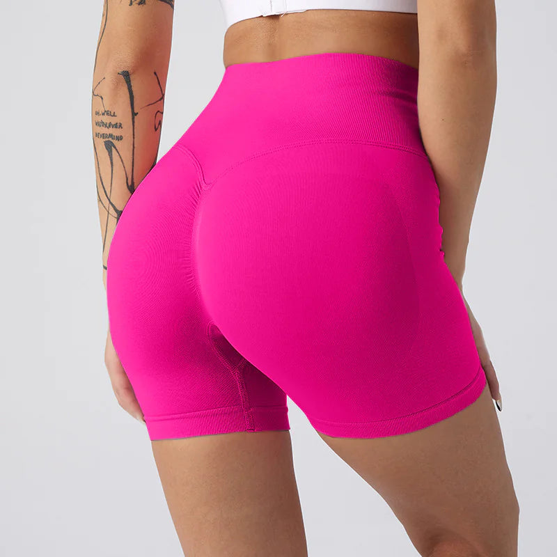 Women Yoga Shorts - High-Waisted Workout Activewear
