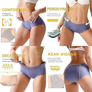 Leak-Proof Period Underwear - Comfortable Reusable Panties