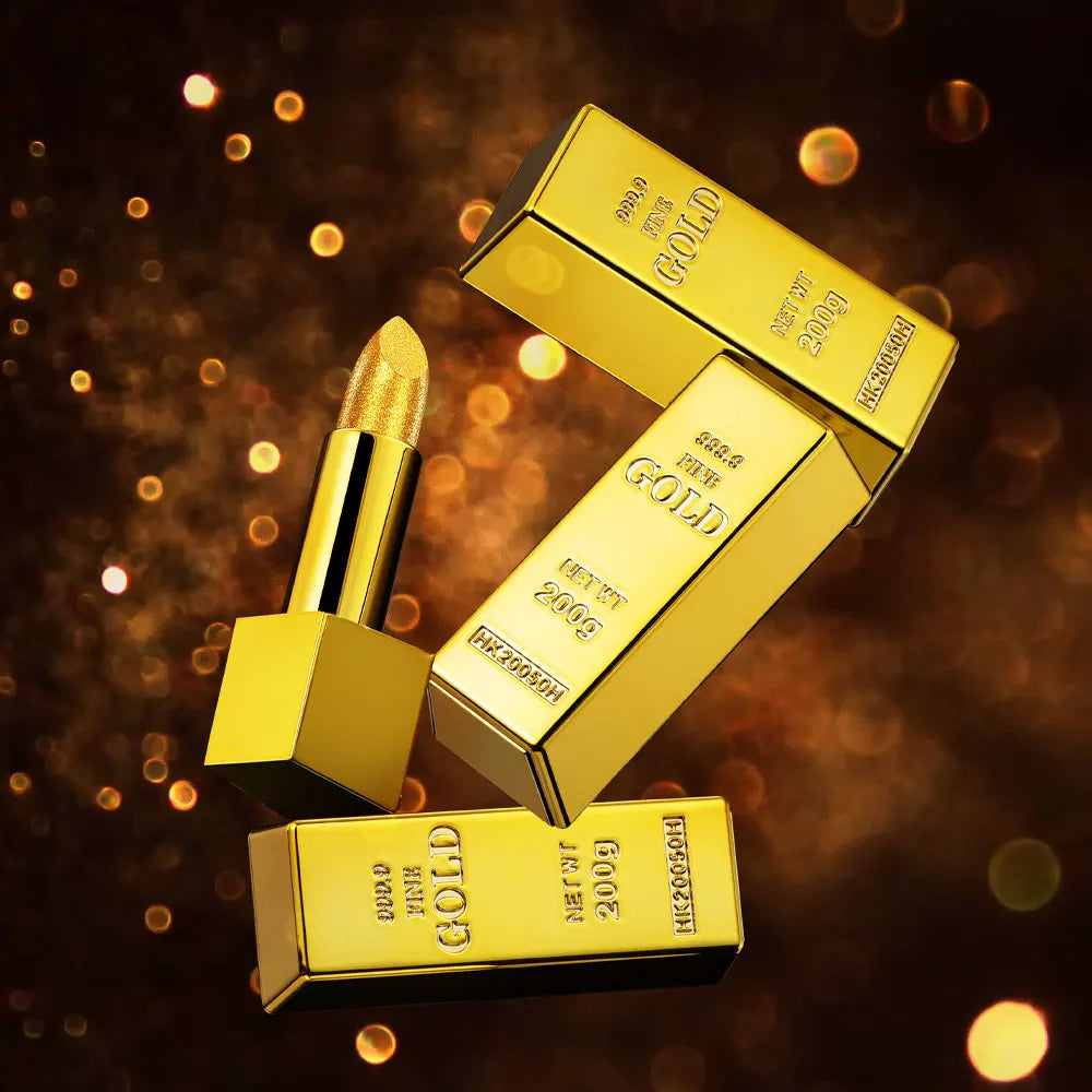 Gold Waterproof Matte Lipstick – Long Lasting