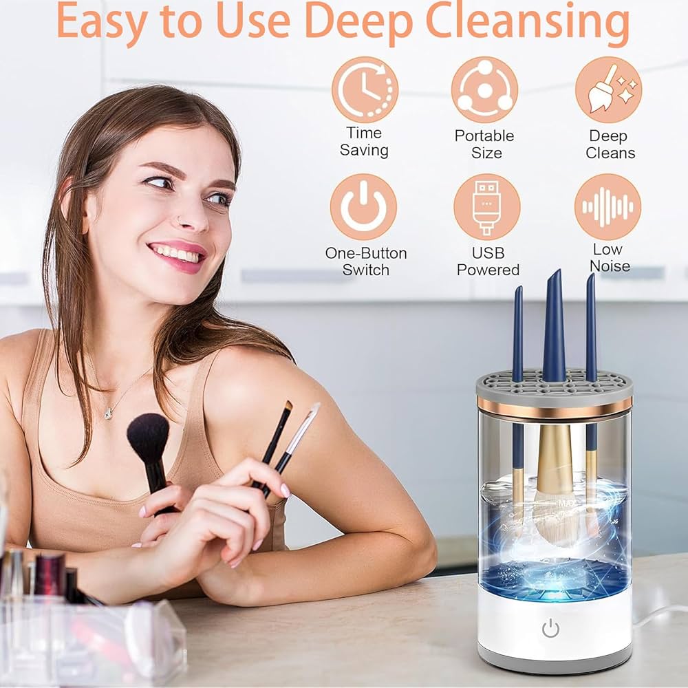 Electric Makeup Brush Cleaner
