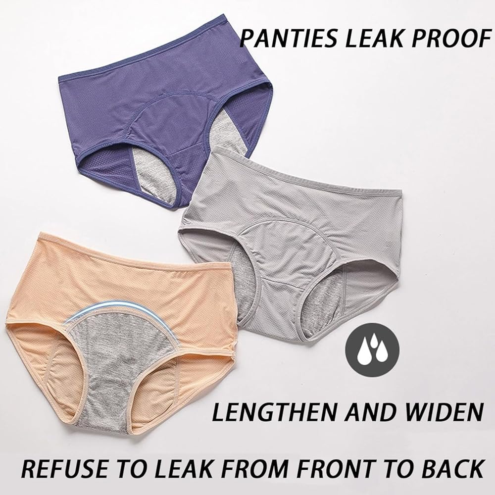 Leak-Proof Period Underwear - Comfortable Reusable Panties