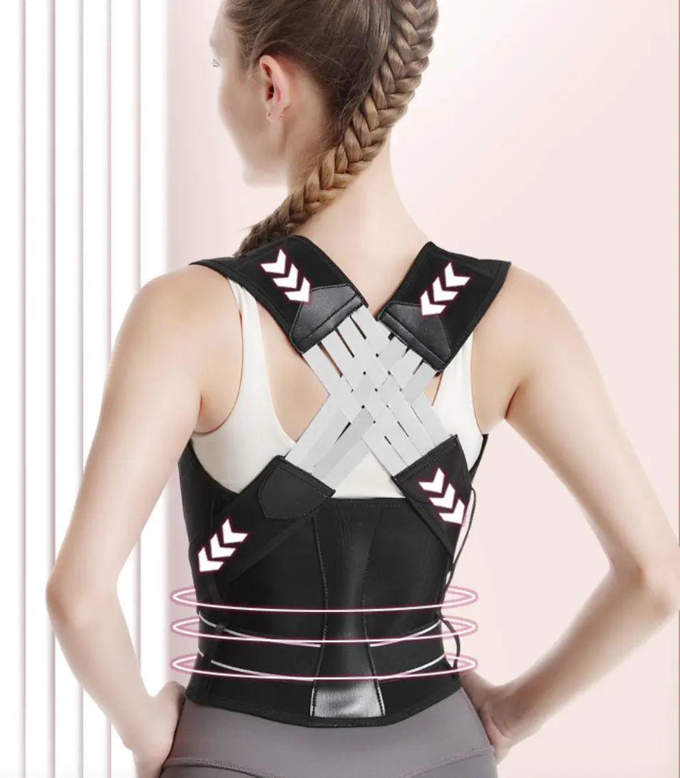 Invisible Posture Corrector for Adults – Breathable & Adjustable Back Support