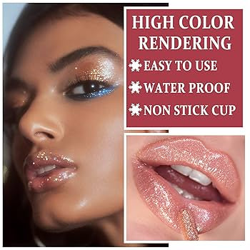 Glitter Liquid Lipstick - Shimmering and Long-lasting