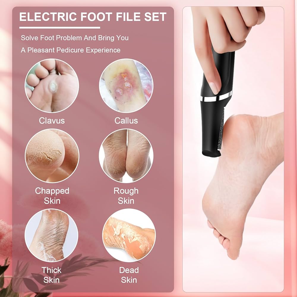 Rechargeable Foot Care Pro Kit - Complete Pedicure