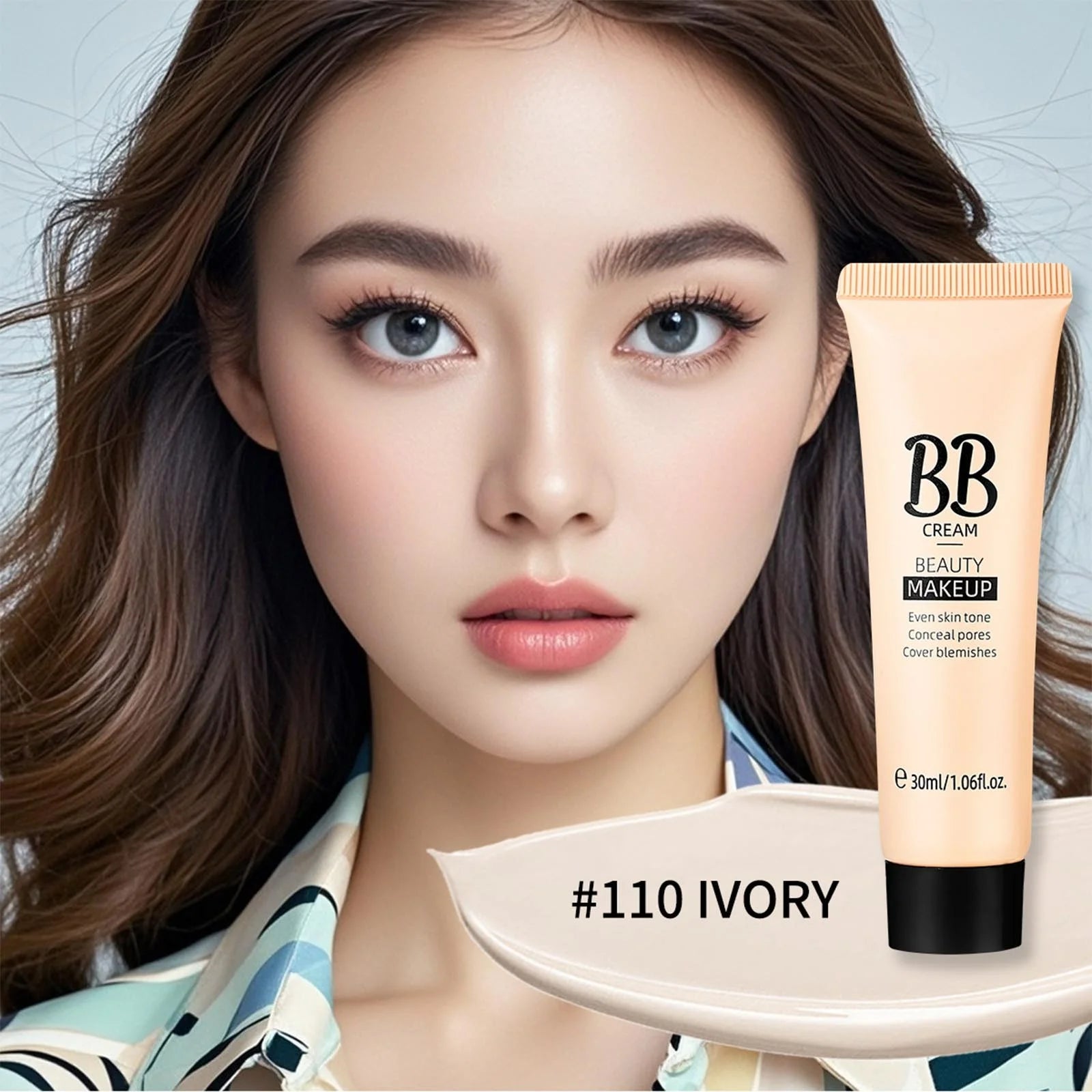 Waterproof Full-Coverage BB Cream – Radiant, Long-Lasting
