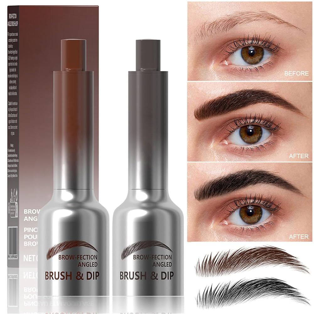 Long-Lasting Eyebrow Gel with Built-In Brus