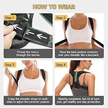 Posture Correction Belt for Back and Sitting Support