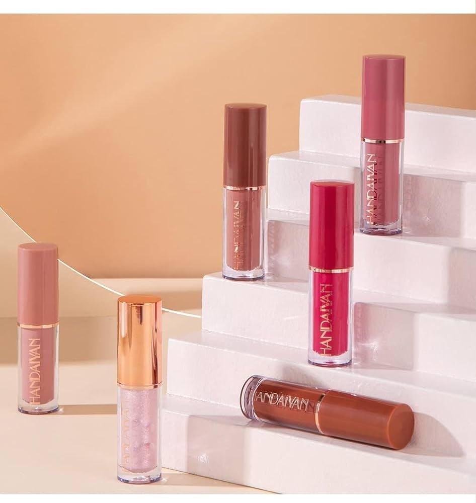12 Colors Matte Nude Lipstick - Natural Shades Set