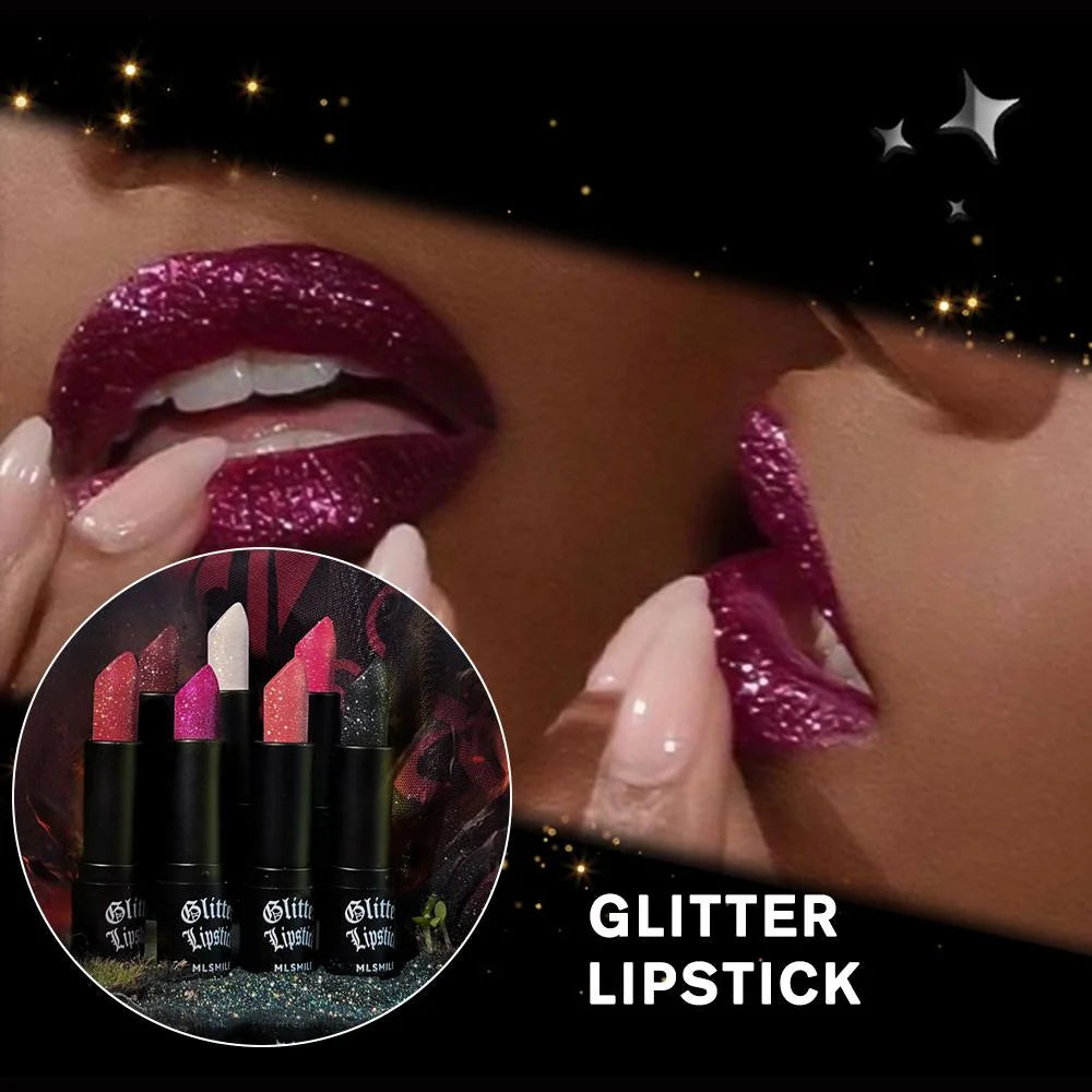 Glitter Lipstick – Metallic & Hydrating
