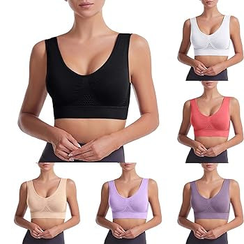 Seamless Wireless Sports Bra – Breathable Comfort