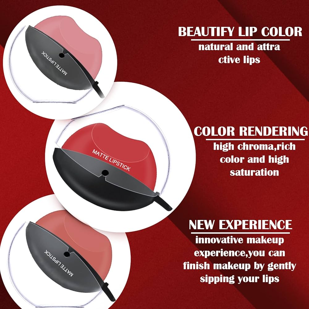 Color-Changing Glitter Lipstick – Pearly Fine Finish