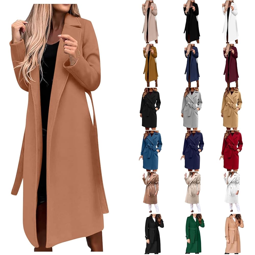 Elegant Women’s Long Solid Color Winter Coat