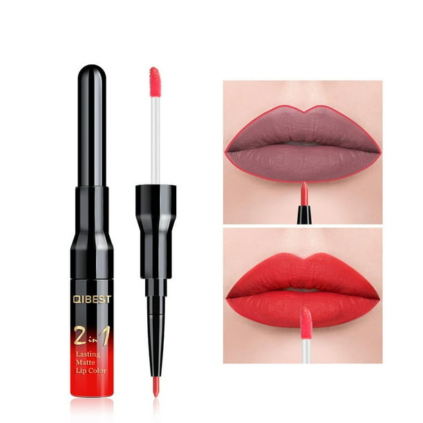 Matte Liquid Lipstick Pen – Dual Lip Gloss & Velvet Finish
