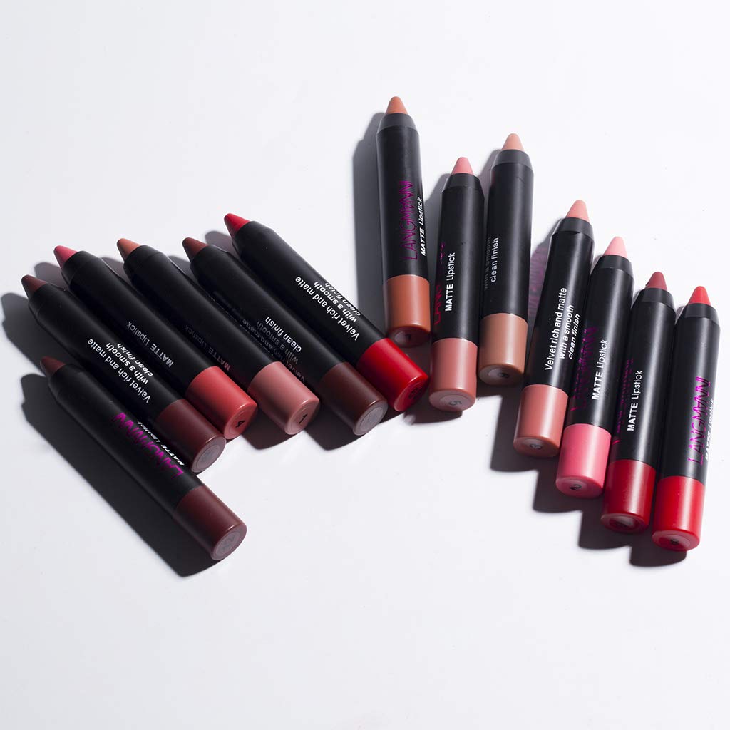 12-Piece Long Lasting Matte Lipstick Kit