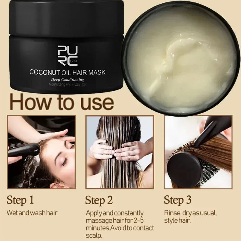 Anti-Shedding Smooth Hair Mask – Frizz Control & Nourishment