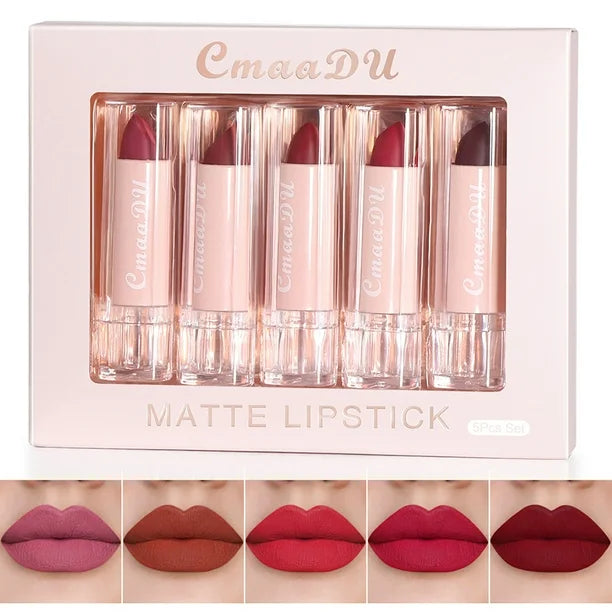 15-Color Matte Waterproof Lipstick Set