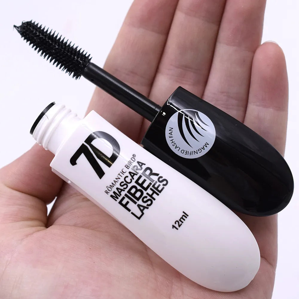 Black 7D Waterproof Mascara – Long-Lasting & Smudge-Proof