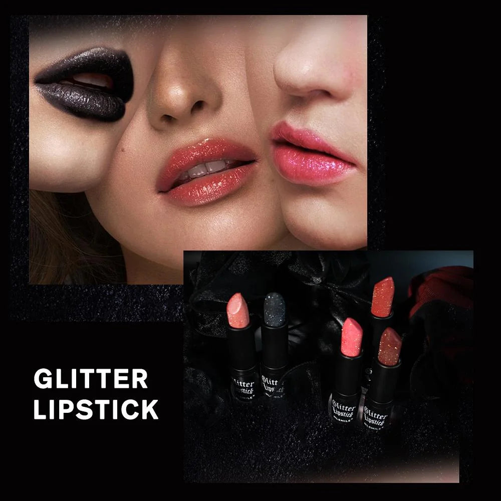 Glitter Lipstick – Metallic & Hydrating