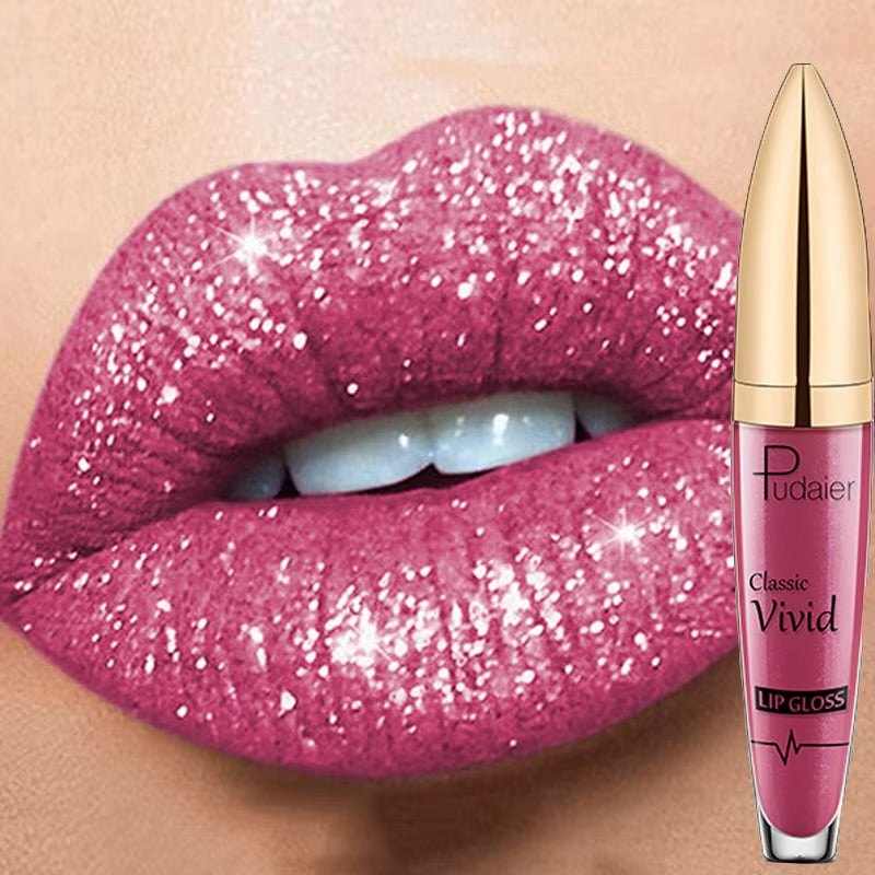 Matte Shimmer Glitter Liquid Lipstick - Sparkle Lips