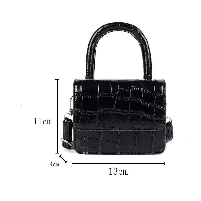 Small Square Handbag - Compact Geometric Design