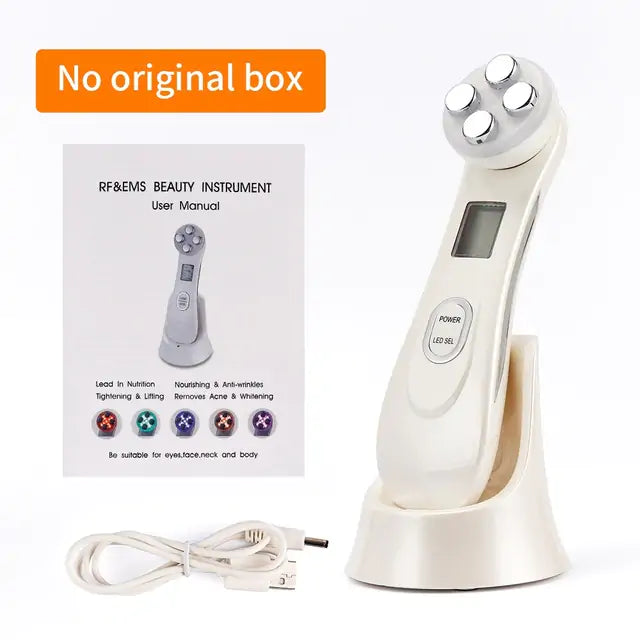 LED Light Therapy Facial Massager - Anti-Aging