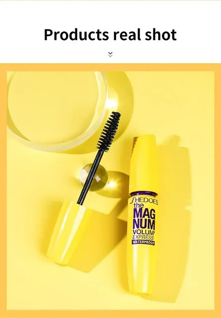 Waterproof Curling Yellow Mascara – Long-Lasting & Bold