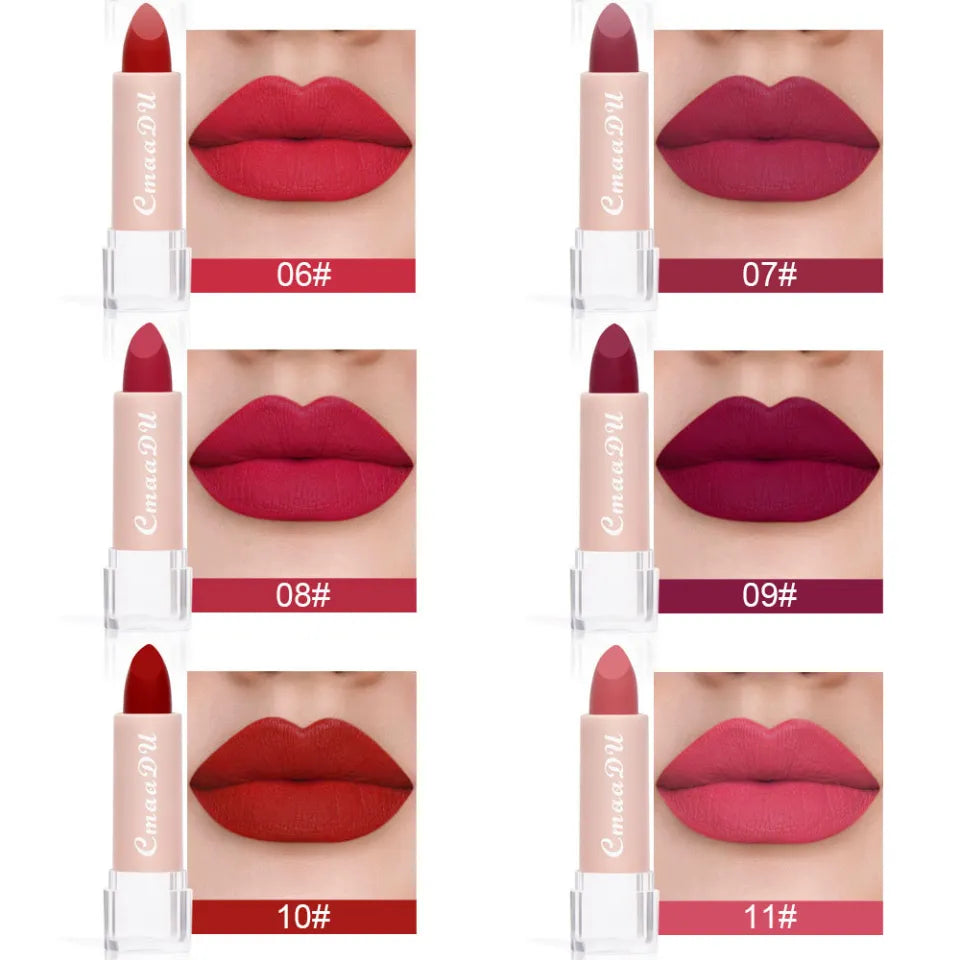 15-Color Matte Waterproof Lipstick Set